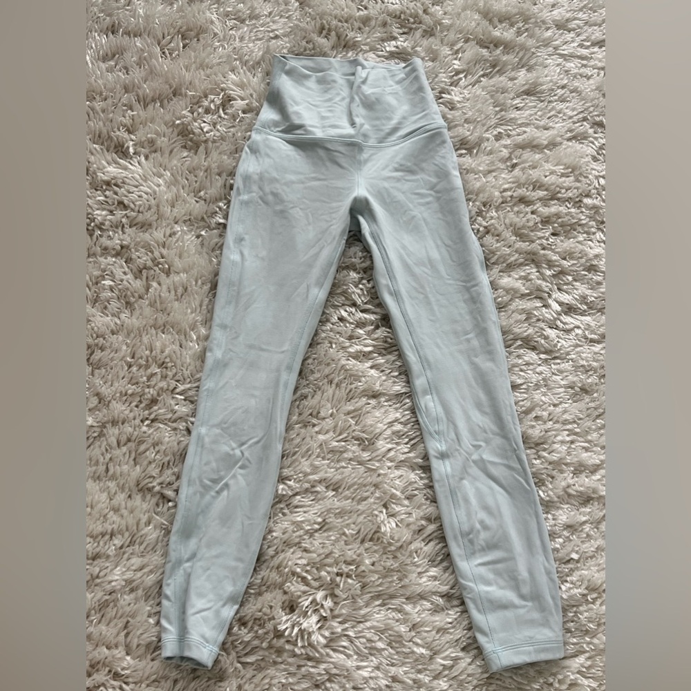 LULULEMON ALIGN FLEECE LINED BLUE LEGGING